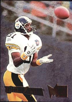 NFL karty, Charles Johnson Pittsburgh Steelers 1995 Fleer Metal NFL #152, Fotbalové karty a hokejové kartičky