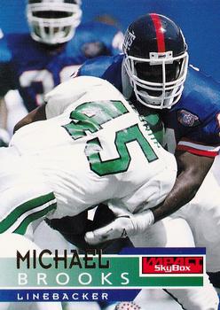 1990 Michael Brooks, Denver Broncos Football Linebacker - nos08083