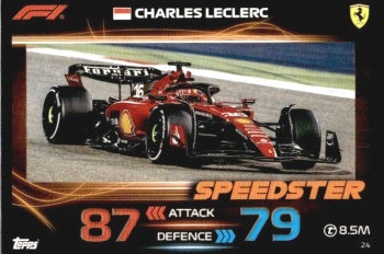 Formule Karty Charles Leclerc Ferrari Topps F Turbo Attax