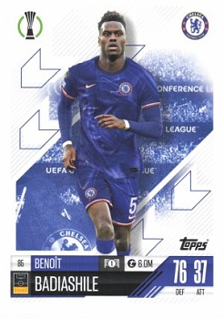 Champions League Benoit Badiashile Chelsea Topps Match Attax