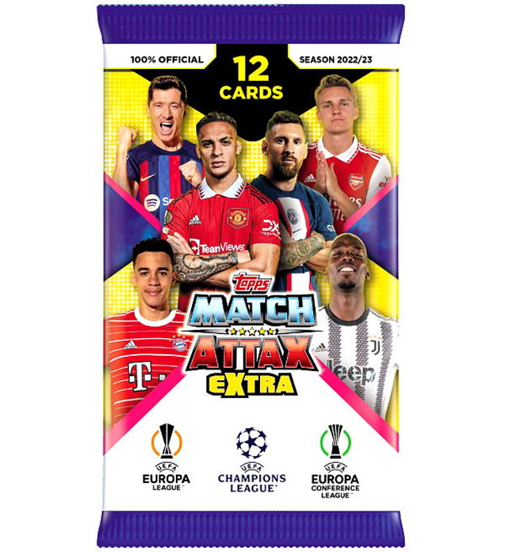 Boxy balíčky a sety fotbal Topps Match Attax Champions League EXTRA