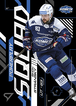 Simon Stransky Kometa Brno Tipsport ELH 2024/25 SportZoo 2. serie Powerplay Squad #PS-33