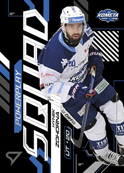 Hynek Zohorna Kometa Brno Tipsport ELH 2024/25 SportZoo 2. serie Powerplay Squad #PS-35