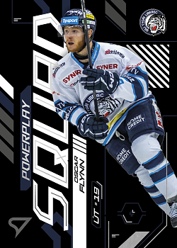 Oscar Flynn Liberec Tipsport ELH 2024/25 SportZoo 2. serie Powerplay Squad #PS-45
