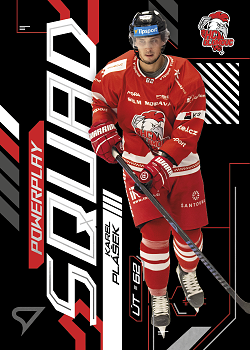 Karel Plasek Olomouc Tipsport ELH 2024/25 SportZoo 2. serie Powerplay Squad #PS-66