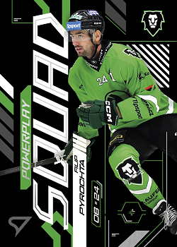 Filip Pyrochta Mlada Boleslav Tipsport ELH 2024/25 SportZoo 2. serie Powerplay Squad #PS-80