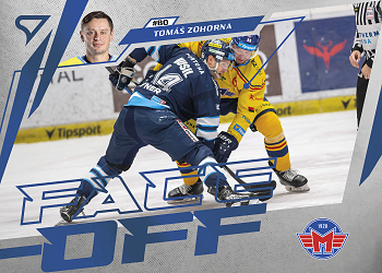 Tomas Zohorna Ceske Budejovice Tipsport ELH 2024/25 SportZoo 2. serie Face-Off #FO-13