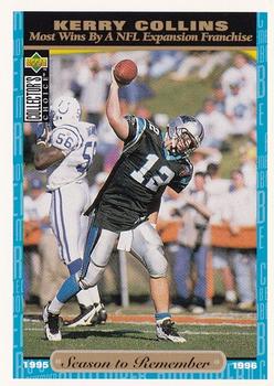 1996 Upper Deck Kerry Collins Carolina Panthers #95