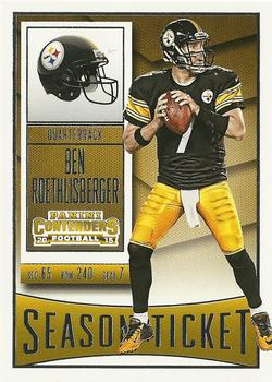 Ben Roethlisberger 2021 Contenders Football Season Ticket NFL Card #82  Steelers