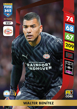 Walter Benitez PSV Eindhoven Panini FIFA 365 2025 Adrenalyn XL #227