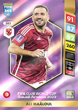 Ali Maaloul Al Ahly Panini FIFA 365 2025 Adrenalyn XL FIFA Club World Cup 2023 #383
