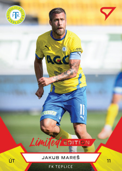 Jakub Mares Teplice SportZoo FORTUNA:LIGA 2021/22 1. serie Red /49 #147