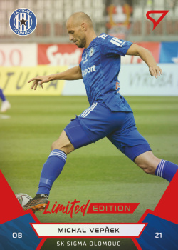 Michal Veprek Sigma Olomouc SportZoo FORTUNA:LIGA 2021/22 2. serie Red /49 #326