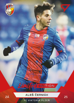 Ales Cermak Viktoria Plzen SportZoo FORTUNA:LIGA 2021/22 2. serie Red /49 #266