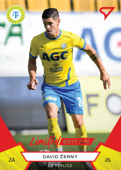 David Cerny Teplice SportZoo FORTUNA:LIGA 2021/22 1. serie Red /49 #140