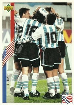 Diego Maradona Argentina Checklist 1-82 Checklist Upper Deck World Cup 1994 Eng/Spa Checklist #277
