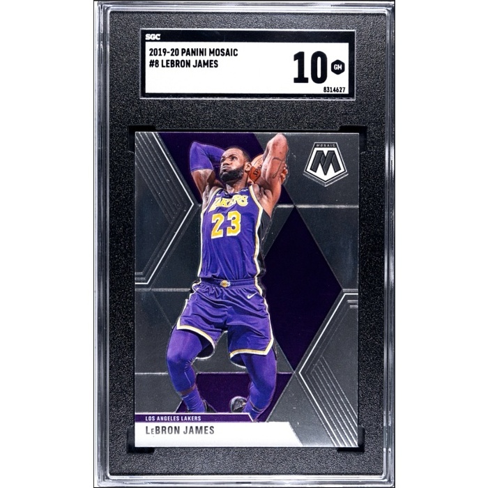 LeBron James Los Angeles Lakers SGC 10 2019/20 Panini Mosaic #8