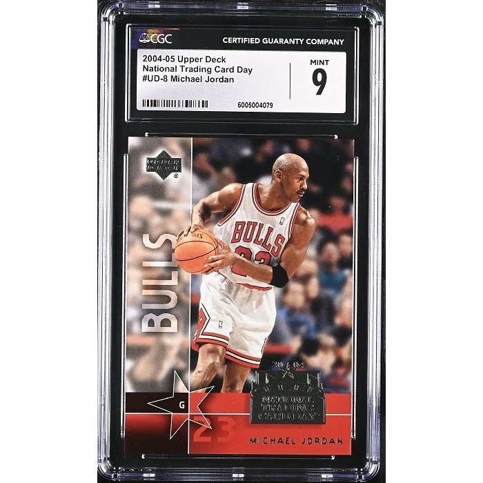 Michael Jordan Chicago Bulls CGC 9 2004 National Trading Card Day #UD-8