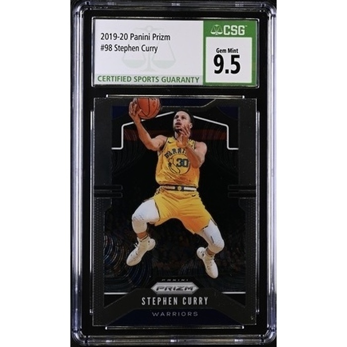 Stephen Curry Golden State Warriors CSG 9.5 2019/20 Panini Prizm #98