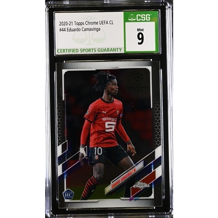 Eduardo Camavinga Stade Rennes CSG 9 2020/21 Topps Chrome UCL #44