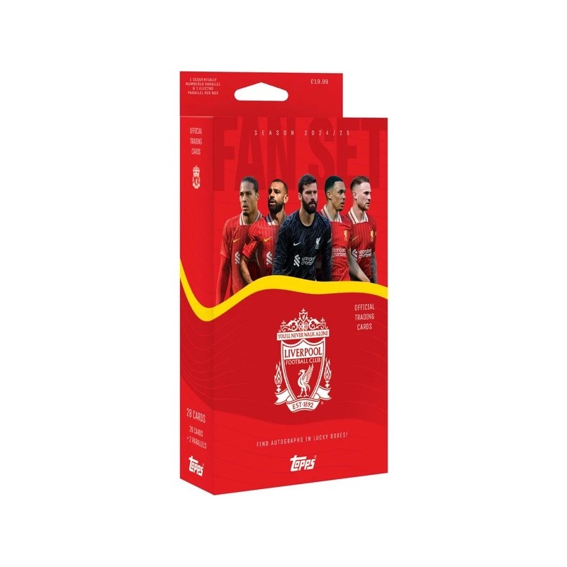 Topps Liverpool FC Fan Set 2024/25 Box Fotbalové karty