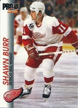 Shawn Burr Detroit Red Wings Pro Set 1992/93 #45