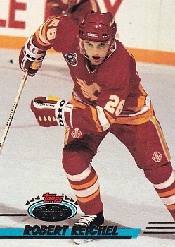 Robert Reichel Calgary Flames Topps Stadium Club 1993/94 #198
