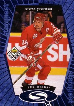 Steve Yzerman Detroit Red Wings UD Choice 1998/99 Starquest Blue #SQ18