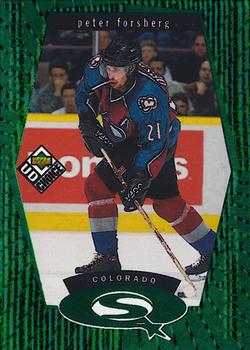 Peter Forsberg Colorado Avalanche UD Choice 1998/99 Starquest Green #SQ20