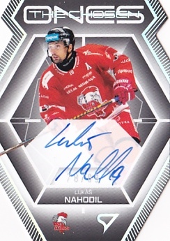 Lukas Nahodil Olomouc Tipsport ELH 2024/25 SportZoo 2. serie The Chosen Ones Auto Die Cut /89 #COS-LH