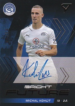 Michal Kohut Slovacko SportZoo FORTUNA:LIGA 2021/22 2. serie Bright Future Auto /99 #BF1
