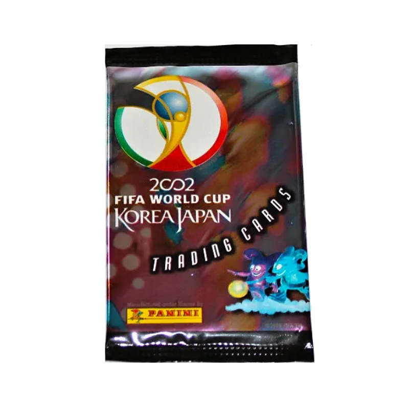 Panini World Cup Korea Japan 2002 Balíček Fotbalové karty