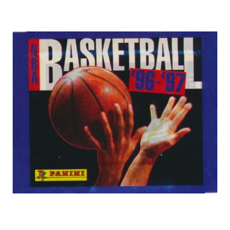 Panini Basketball NBA samolepky 1996/97 Balíček basketbalových samolepek