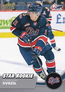 Stanislav Svozil Regina Pats Upper Deck CHL 2021/22 Star Rookie #355