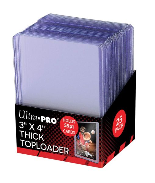 Plastový toploader Ultra Pro 55pt Thicker, balení 25 ks