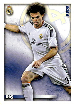 Pepe Real Madrid Mundicromo Las Fichas Quiz de La Liga 2014/15 #65