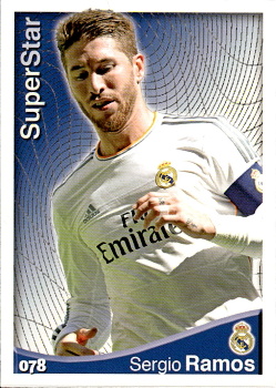 Sergio Ramos Real Madrid Mundicromo Las Fichas Quiz de La Liga 2014/15 Superstar #78