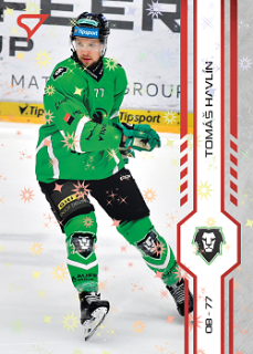 Tomas Havlin Mlada Boleslav Tipsport ELH 2024/25 SportZoo 1. serie Red Sparks #220