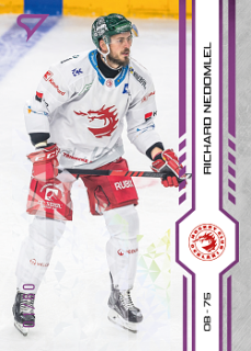 Richard Nedomlel Trinec Tipsport ELH 2024/25 SportZoo 1. serie Purple Iceberg /60 #007