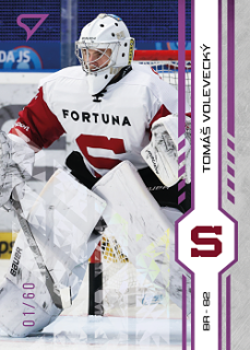 Tomas Volevecky Sparta Tipsport ELH 2024/25 SportZoo 1. serie Purple Iceberg /60 #038