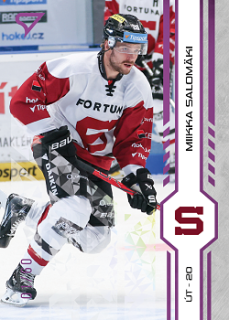 Miikka Salomaki Sparta Tipsport ELH 2024/25 SportZoo 1. serie Purple Iceberg /60 #053