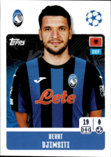 Berat Djimsiti Atalanta BC samolepka Topps UEFA Champions League 2024/25 #80