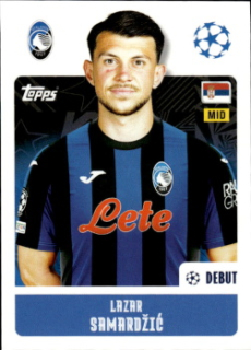 Lazar Samardzic Atalanta BC samolepka Topps UEFA Champions League 2024/25 #82