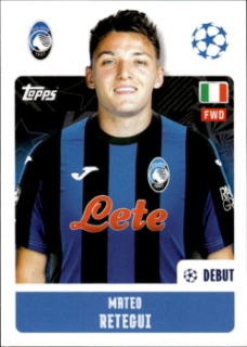 Mateo Retegui Atalanta BC samolepka Topps UEFA Champions League 2024/25 #87