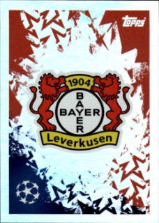 Club Logo Bayer 04 Leverkusen samolepka Topps UEFA Champions League 2024/25 #100