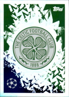 Club Logo Celtic Glasgow samolepka Topps UEFA Champions League 2024/25 #136