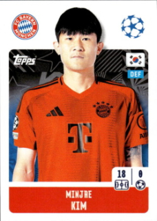 Min-Jae Kim Bayern Munchen samolepka Topps UEFA Champions League 2024/25 #175