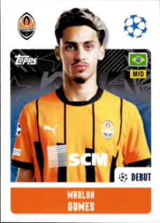 Marlon Gomes Shakhtar Donetsk samolepka Topps UEFA Champions League 2024/25 #202