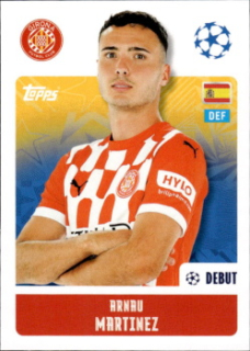 Arnau Martinez Girona FC samolepka Topps UEFA Champions League 2024/25 #223