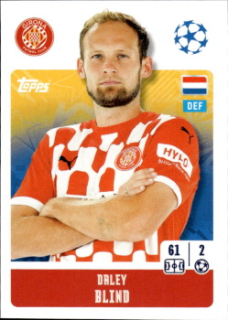 Daley Blind Girona FC samolepka Topps UEFA Champions League 2024/25 #225